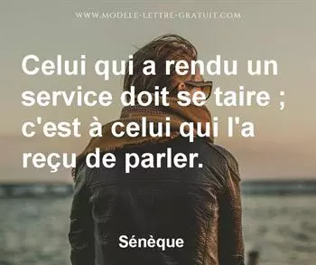 Citation de Sénèque