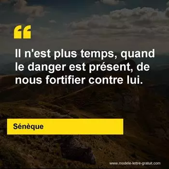 Citation Sénèque