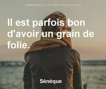 Citation de Sénèque