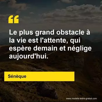 Citation Sénèque