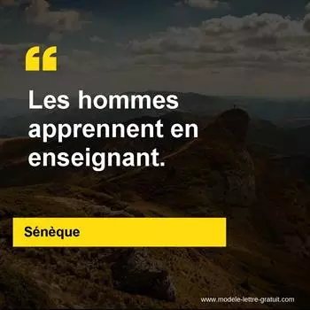 Citation Sénèque