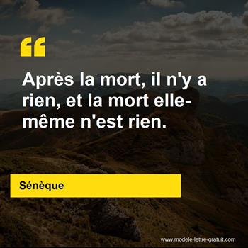 Citation de Sénèque