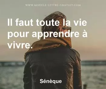 Citation de Sénèque