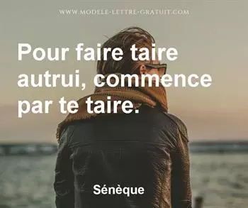 Citation de Sénèque