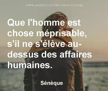 Citation de Sénèque