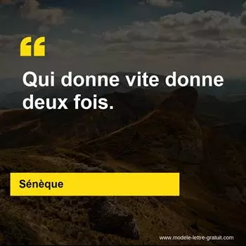 Citation Sénèque