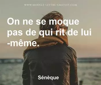 Citation de Sénèque