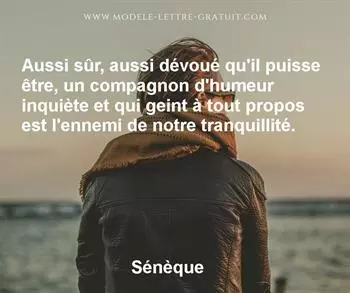 Citation de Sénèque