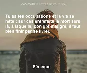 Citation de Sénèque