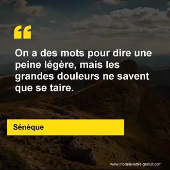Citation Sénèque