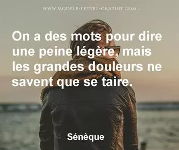 Citation de Sénèque
