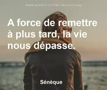 Citation de Sénèque