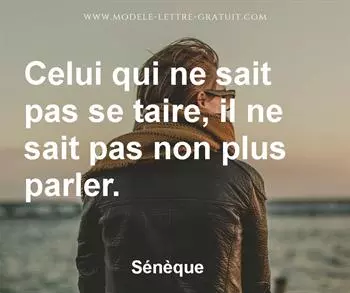 Citation de Sénèque