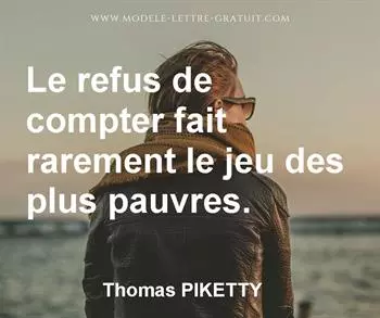 Citation de Thomas PIKETTY