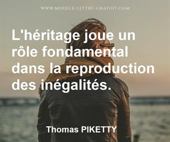 Citation de Thomas PIKETTY