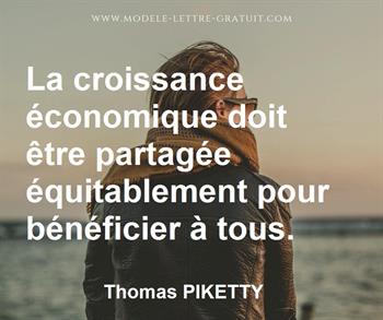 Citation de Thomas PIKETTY