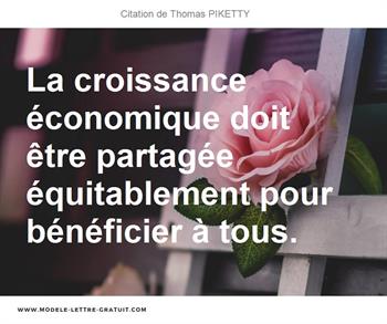 Citations Thomas PIKETTY