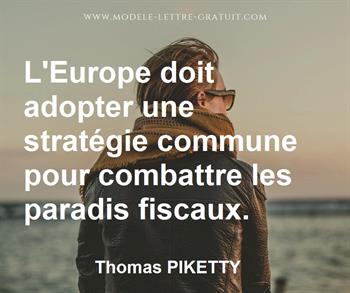 Citation de Thomas PIKETTY