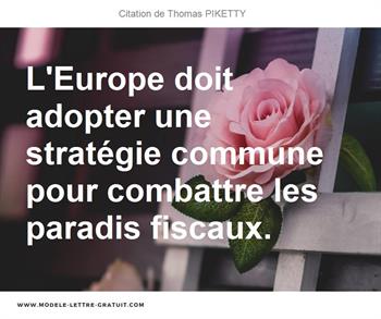 Citations Thomas PIKETTY