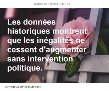 Citations Thomas PIKETTY