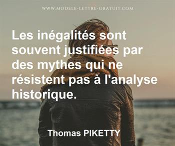 Citation de Thomas PIKETTY