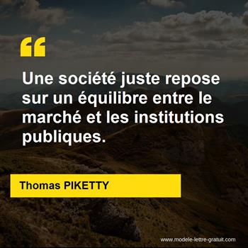 Citation Thomas PIKETTY