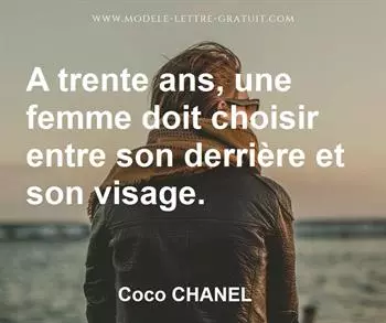 Citation de Coco CHANEL