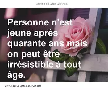 Citations Coco CHANEL