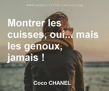 Citation de Coco CHANEL