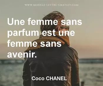 Citation de Coco CHANEL