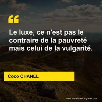 Citation Coco CHANEL