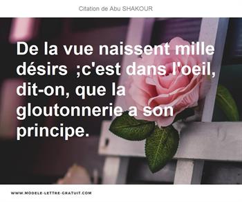 Citations Abu SHAKOUR