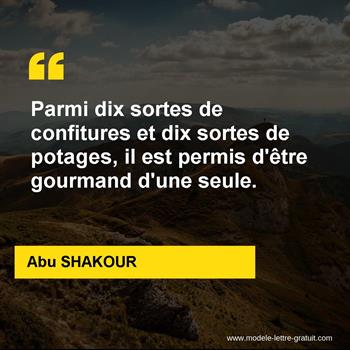 Citations Abu SHAKOUR