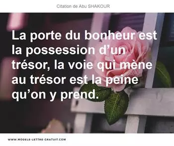 Citations Abu SHAKOUR