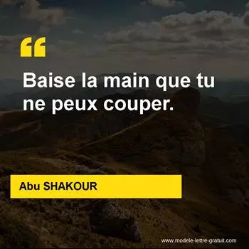 Citation Abu SHAKOUR