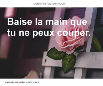 Citations Abu SHAKOUR