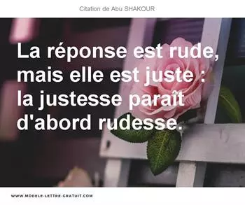 Citations Abu SHAKOUR