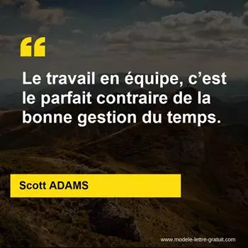 Citation Scott ADAMS