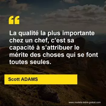Citation Scott ADAMS