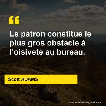 Citation Scott ADAMS