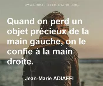 Citation de Jean-Marie ADIAFFI