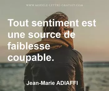 Citation de Jean-Marie ADIAFFI