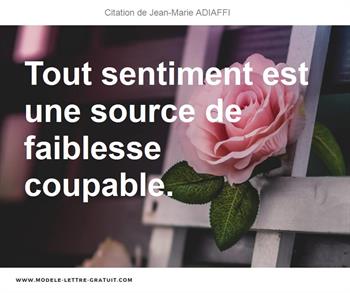Citations Jean-Marie ADIAFFI