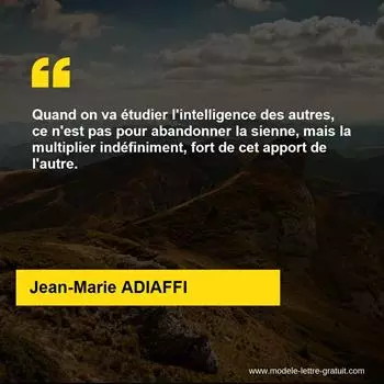 Citation Jean-Marie ADIAFFI