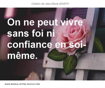 Citations Jean-Marie ADIAFFI