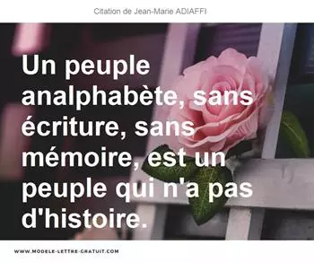 Citations Jean-Marie ADIAFFI