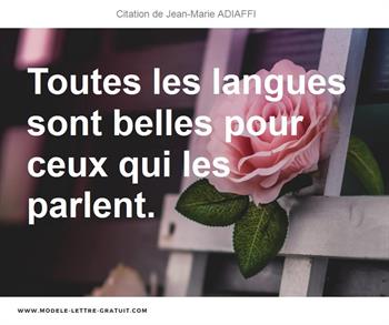 Citations Jean-Marie ADIAFFI