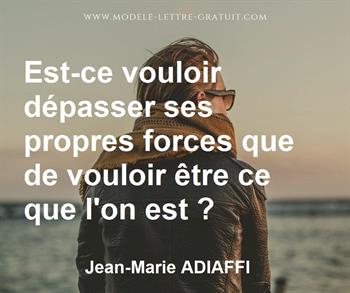 Citation de Jean-Marie ADIAFFI