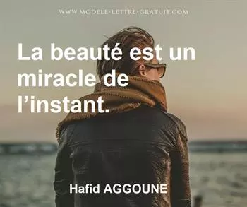 Citation de Hafid AGGOUNE