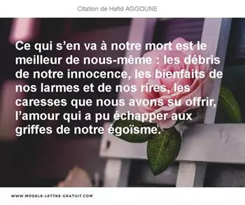 Citations Hafid AGGOUNE